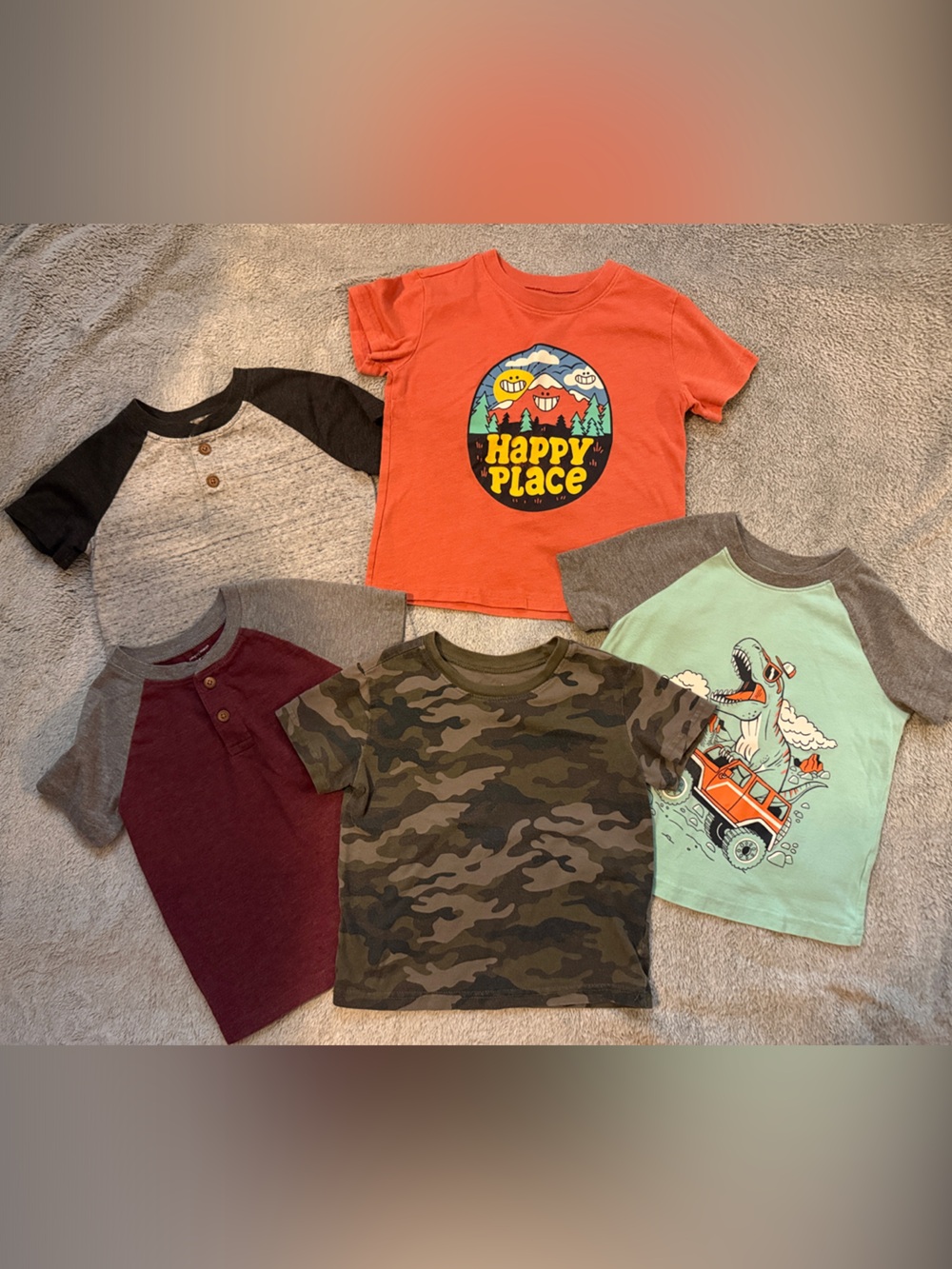 Jumping beans shirt sleeve button up and graphic tees